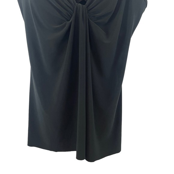 MIRACLESUIT ROCK SOLID MARINA UNDERWIRE TANKINI TOP IN BLACK SIZE 10 - Picture 7 of 13